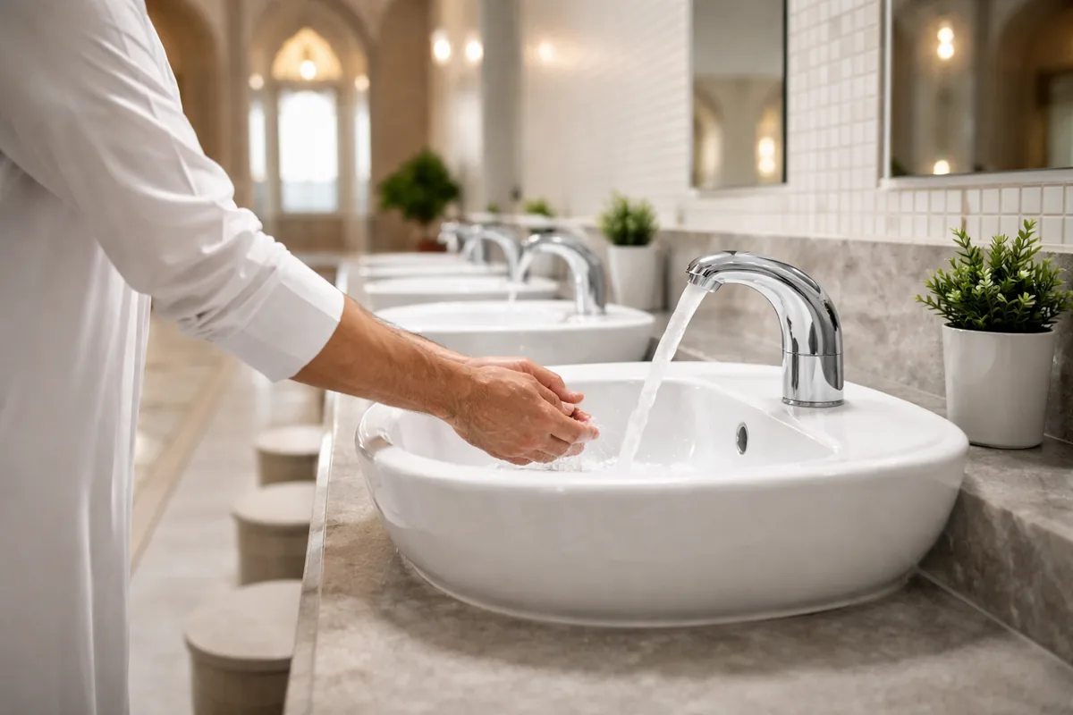 Comment garantir l'hygiène des lavabos d'ablutions en céramique antibactérienne dans les mosquées